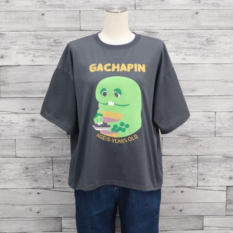 送料無料 レディース 半袖 Tシャツ ガチャピン ティーシャツ 半袖T