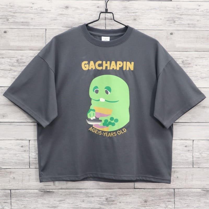 送料無料 レディース 半袖 Tシャツ ガチャピン ティーシャツ 半袖T