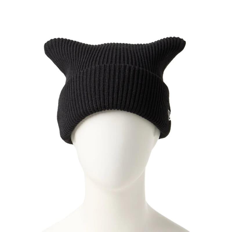 NEW ERA（ニューエラ） 正規品 スクエア ニット帽 猫耳 ネコ耳 ねこ耳