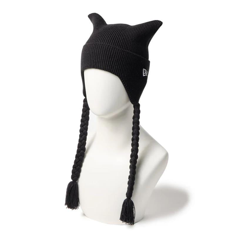 値下げ！【新品】ニューエラ　猫耳　ニット帽 楽天市場】NEWERA ニット帽 ニューエラ レディース 猫耳 ネコ耳