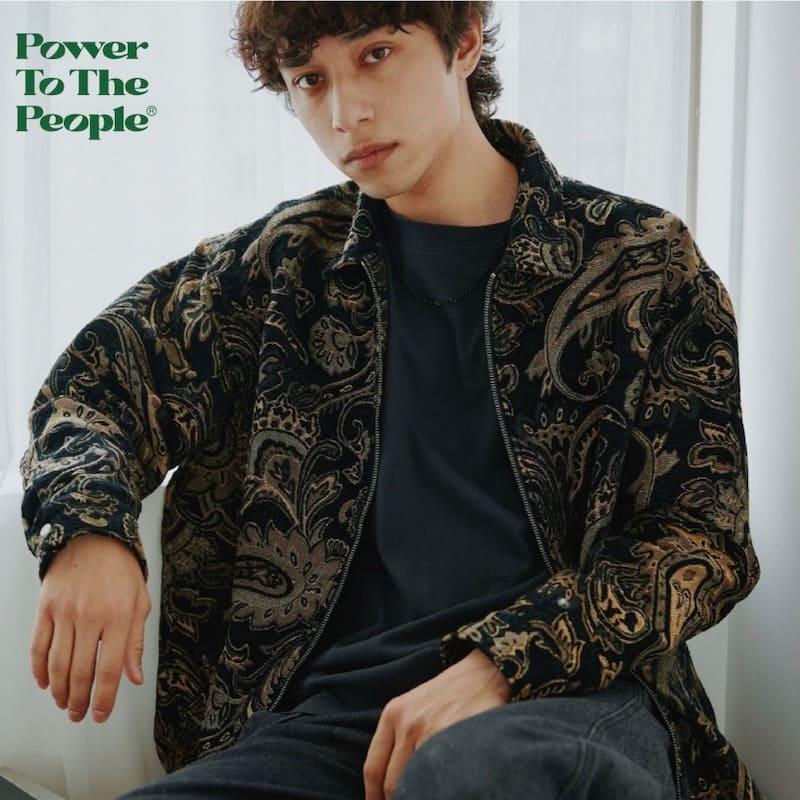 送料無料 メンズ パワートゥーザピープル ゴブラン ジャケット