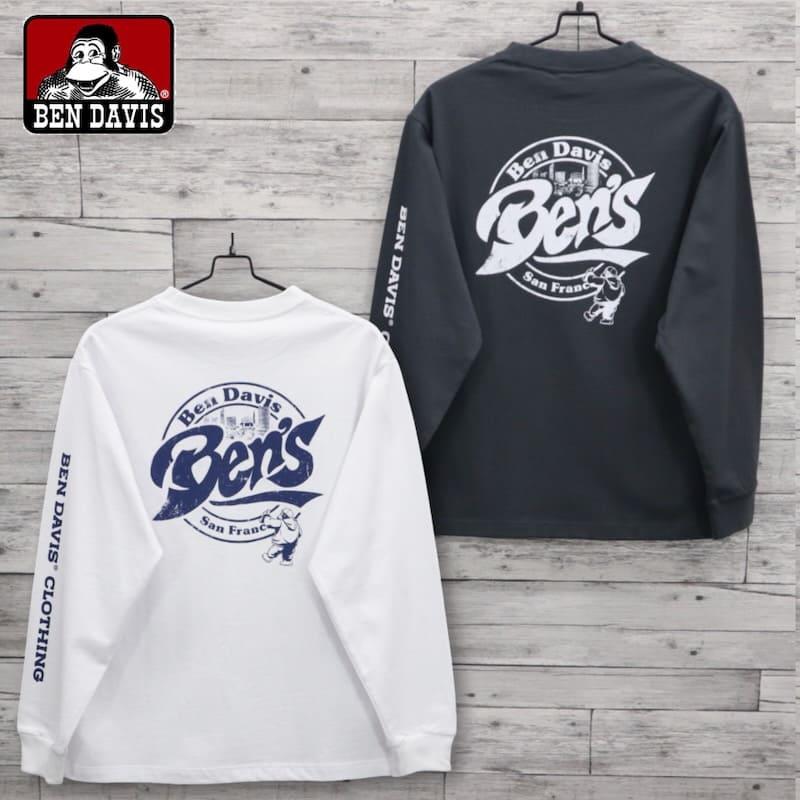 BEN DAVIS（ベンデイビス） 送料無料 メンズ 長袖 Tシャツ ティー