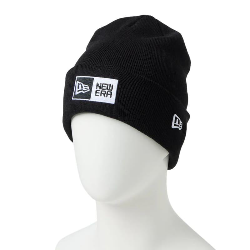 【値下げ】★新品未使用★　ロゴビーズ ニット帽 NEW ERA（ニューエラ） 新品 正規品 BOXロゴ ニット帽 ニットキャップ