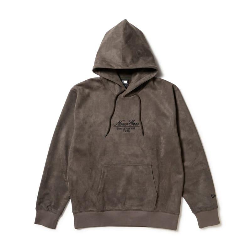 ニューエラ NEWERA 正規品 長袖 パーカー スウェット プルオーバー フーディー ポリスウェード ロゴ 刺繍 メンズ レディース ユニセックス 大きいサイズ オリーブ 黒 ブラック 14682656 14682657 M L LL XL 2L XXL 3L NEW ERA（ニューエラ） 正規品 長袖 パーカー スウェット フーディー