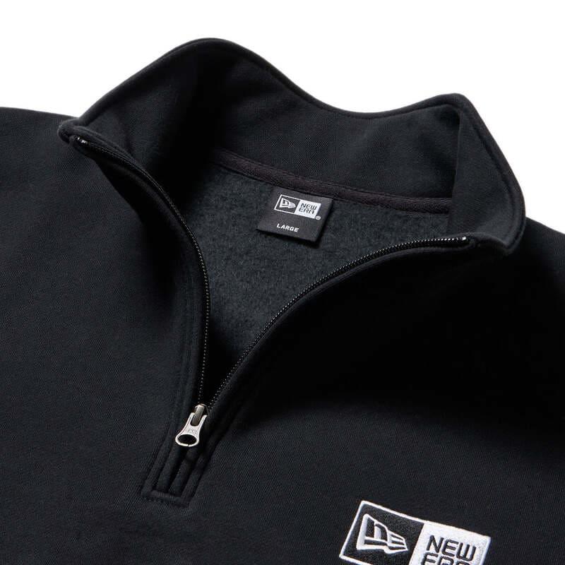 NEW ERA（ニューエラ） 正規品 長袖 スウェット ハーフジップ 裏起毛