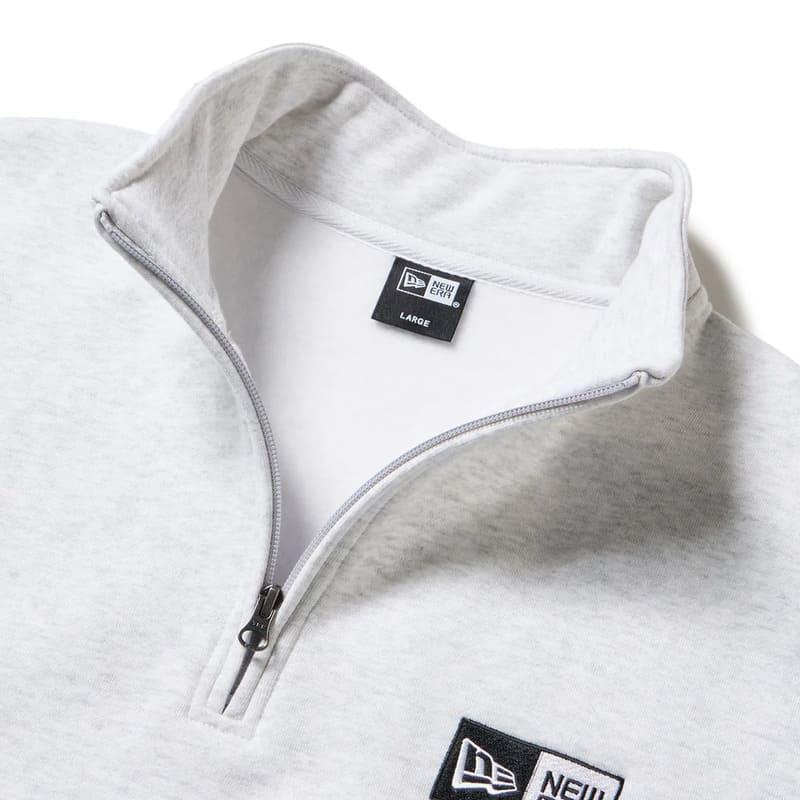 NEW ERA（ニューエラ） 正規品 長袖 スウェット ハーフジップ 裏起毛
