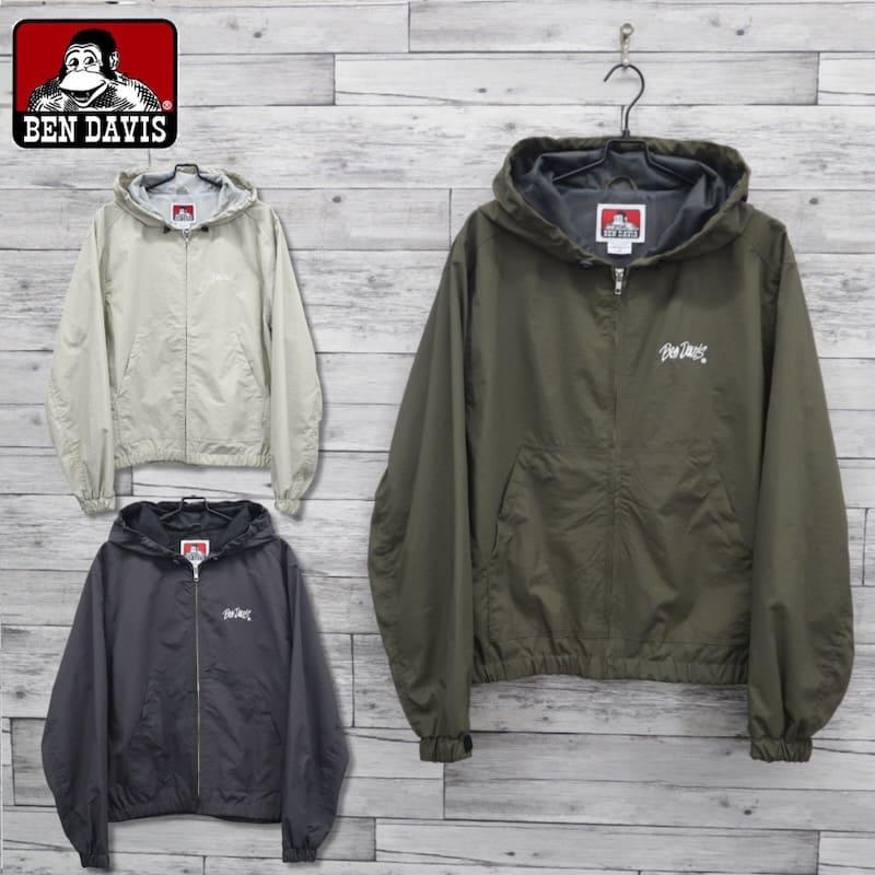 【送料無料】メンズ ベンデイビス BEN DAVIS BENDAVIS ナイロン パーカー ワーク ジャケット アウター ライトアウター 軽量 メッシュ裏地 レディース 白 アイボリー カーキ グリーン 黒 ブラック 25380052 BEN DAVIS（ベンデイビス） 送料無料 メンズ BEN DAVIS BENDAVIS