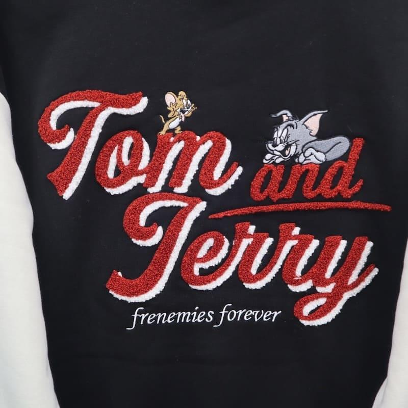 送料無料 トムとジェリー TOM&JERRY スタジャン ジャンパー アウター