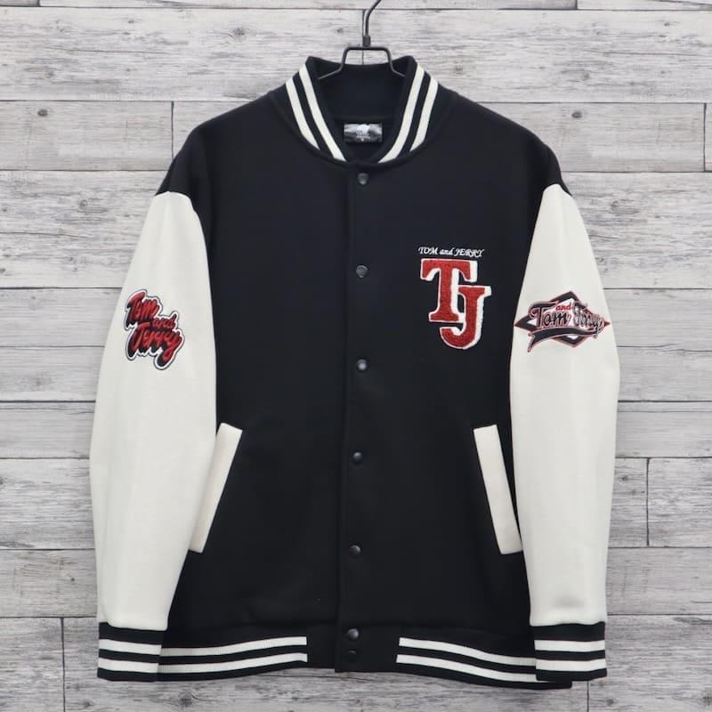 送料無料 トムとジェリー TOM&JERRY スタジャン ジャンパー アウター