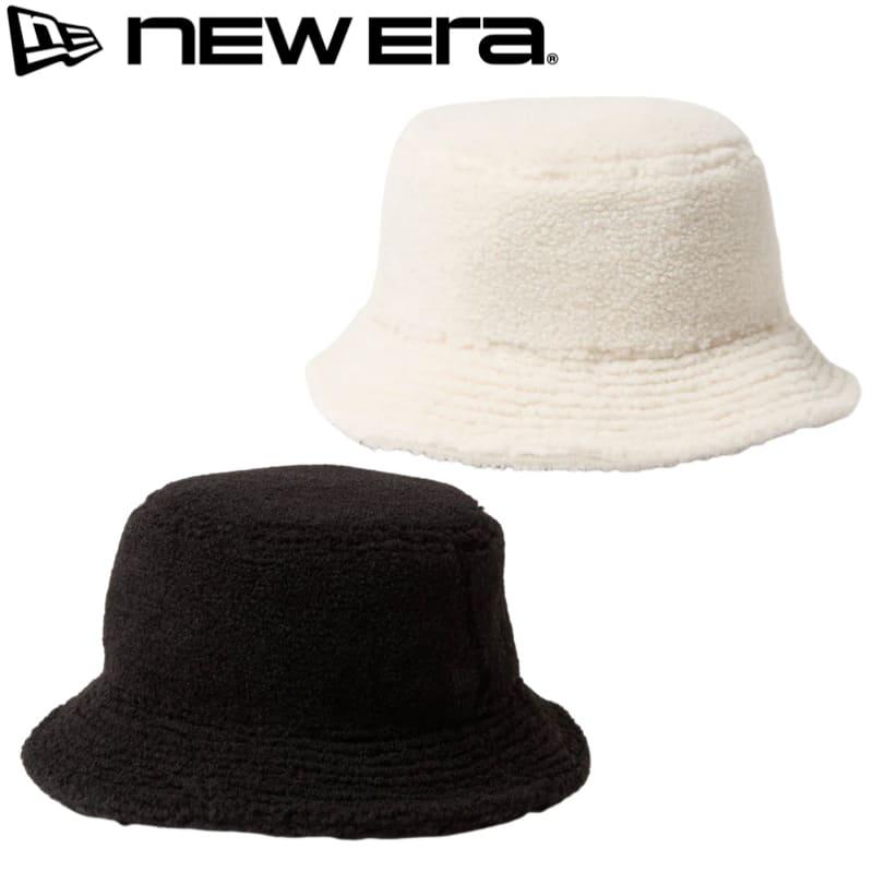 フリースバケットハット ホワイト NEW ERA（ニューエラ） 正規品 バケットハット バケハ 帽子 ハット