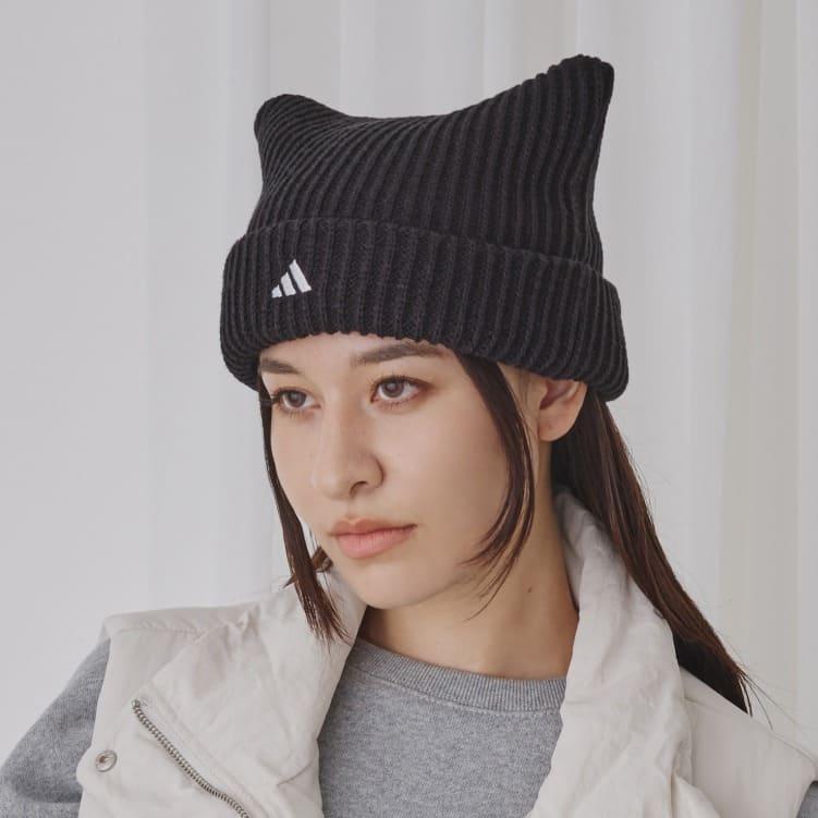 adidas（アディダス） 送料無料 正規品 ニット帽 ニットキャップ ネコ
