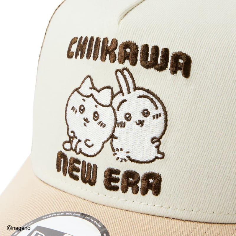 即売 ちいかわ ニューエラ コラボキャップ　刺繍　ちいかわ　ハチワレ NEW ERA（ニューエラ） 正規品 ちいかわ コラボ Chiikawa 限定
