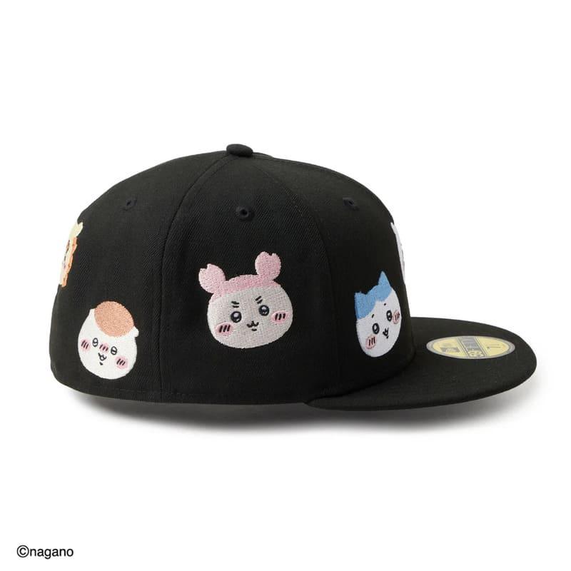 NEW ERA ちいかわ ALLOVER 刺繍 キャップ ニューエラ 7 3/8 NEW ERA（ニューエラ） 正規品 ちいかわ コラボ Chiikawa 限定