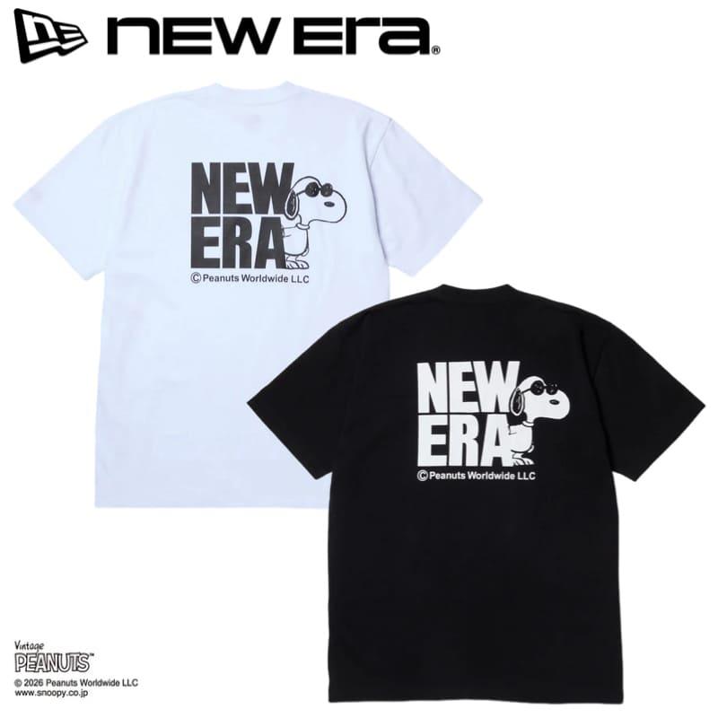 スヌーピーコラボTシャツ NEW ERA（ニューエラ） 正規品 半袖 Tシャツ スヌーピー コラボ 半袖T