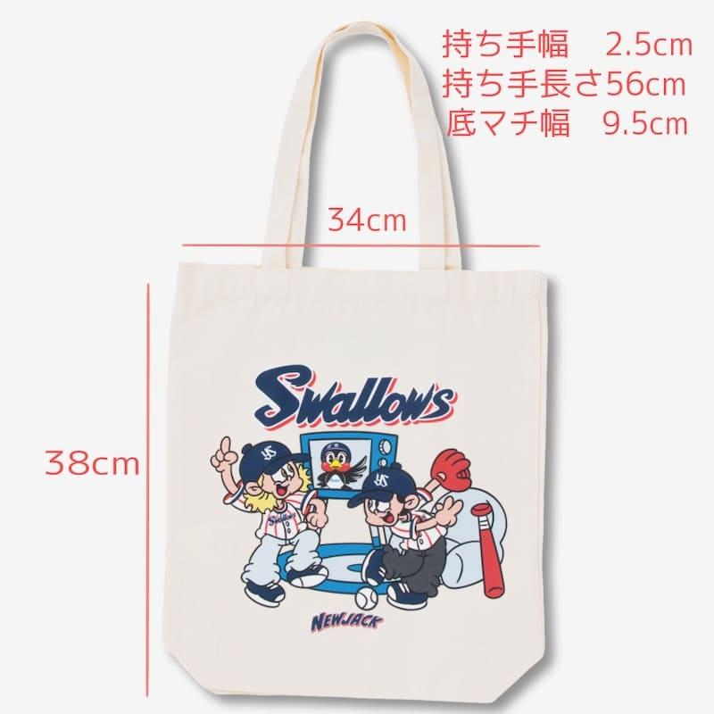 新品 日本プロ野球 トートバッグ 東京 ヤクルト スワローズ プロ野球