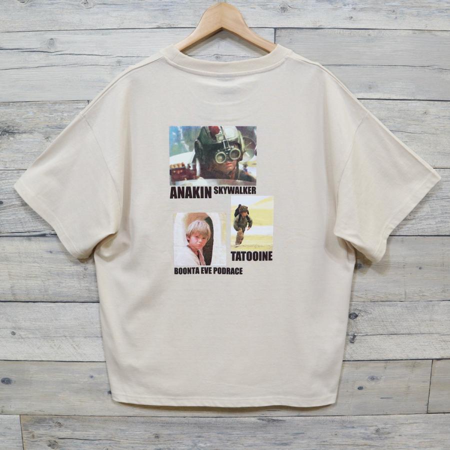送料無料 レディース 半袖 Tシャツ スターウォーズ アナキン バックプリント ワイドシルエット メンズ 着用可 ベージュ Swt002 Def Store 通販 Yahoo ショッピング
