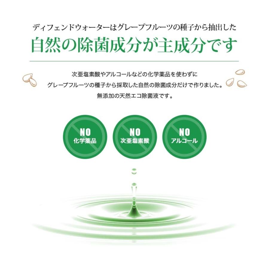 加湿器 アロマディフューザー 空間除菌 ヌメリ除去 カビ抑制 悪臭消臭 水質保持 肺炎 加湿器肺炎 ノロウイルス予防 インフルエンザ予防 DW1(旧DW25)｜defendwaterstore｜03