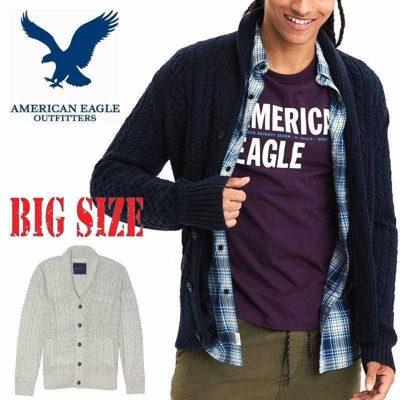 大きいサイズ メンズ アメリカンイーグル American Eagle ショールカラー カーディガン セーター ニット Xl Xxl Ae 047 R Deff 大きいサイズメンズ専門店 通販 Yahoo ショッピング