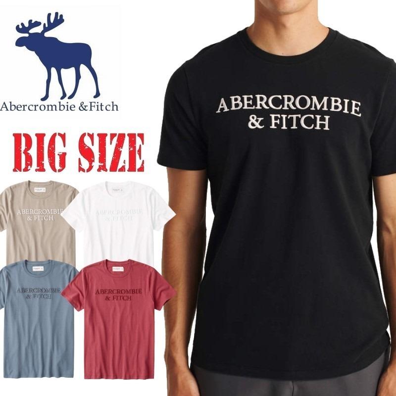 大きいサイズ メンズ アバクロ Abercrombie Fitch グラフィックロゴ刺繍 クルーネック 半袖ｔシャツ Xxl M便 1 1 Af 013 N Deff 大きいサイズメンズ専門店 通販 Yahoo ショッピング