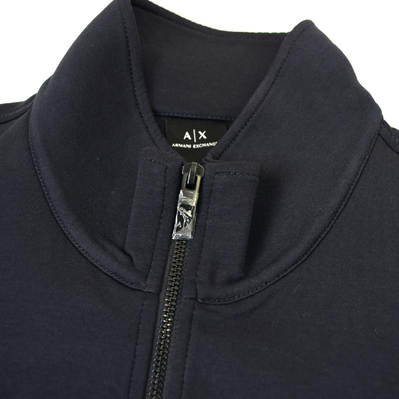 大きいサイズメンズ アルマーニエクスチェンジ A/X ARMANI EXCHANGE フルジップ スウェットジャケット ダークネイビー アウター トラックジャケット XXL | ARMANI EXCHANGE | 03