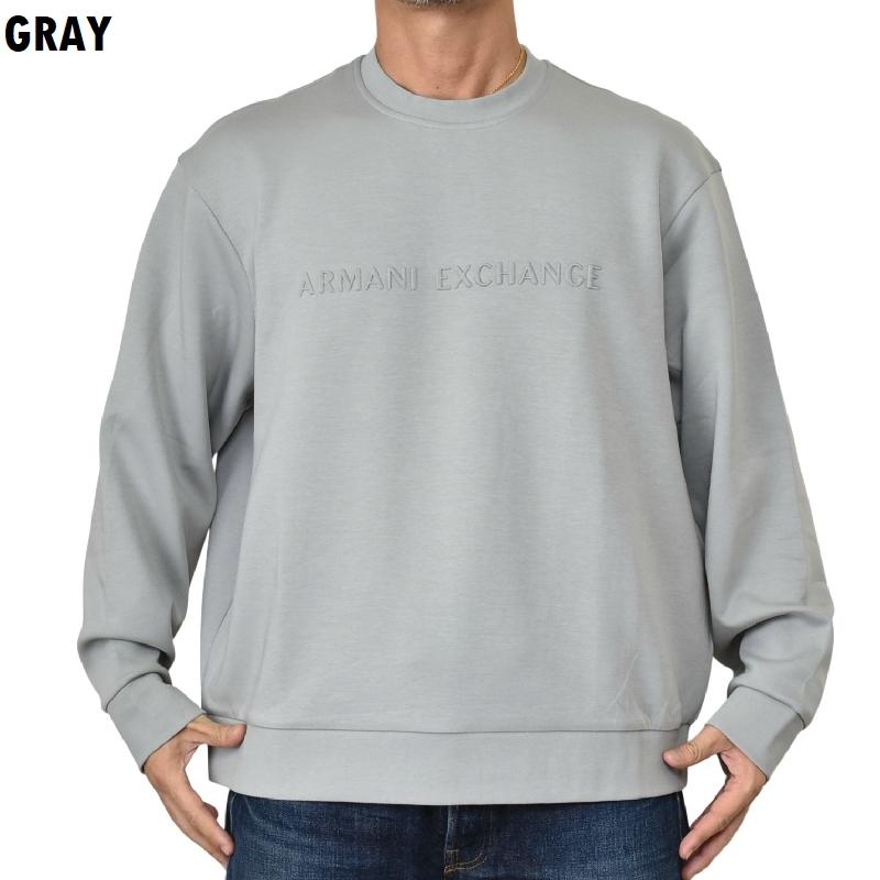 大きいサイズ メンズ アルマーニエクスチェンジ A/X ARMANI EXCHANGE ダンボールニット クルーネック プルオーバー スウェットシャツ トレーナー ロゴ XXL | ARMANI EXCHANGE | 03