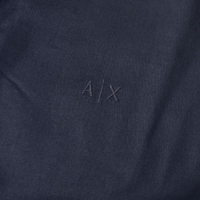 大きいサイズ メンズ アルマーニエクスチェンジ A/X ARMANI EXCHANGE 長袖シャツ ワンポイント ロゴ刺繍 ネイビー 紺 XXL | ARMANI EXCHANGE | 04