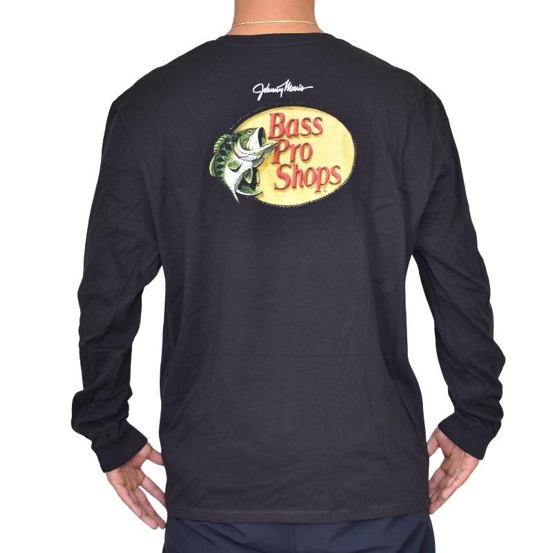 希少　バスプロショップス　フィッシングシャツ　釣り　長袖　ジップ　L〜XL 大きいサイズ メンズ BASS PRO SHOPS バスプロショップ 長袖Tシャツ