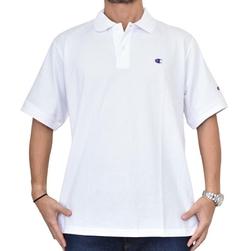 大きいサイズメンズ チャンピオン Champion 半袖ポロシャツ ワンポイント 鹿の子 ベーシック 3L 4L 5L [M便 1/1] | Champion | 03