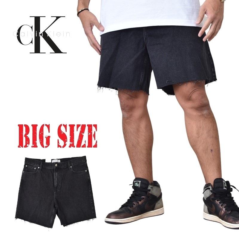 カルバンクライン　ブラックデニム　ショートパンツ　サイズ24 Calvin Klein（カルバン・クライン） SALE 大きいサイズ メンズ CK