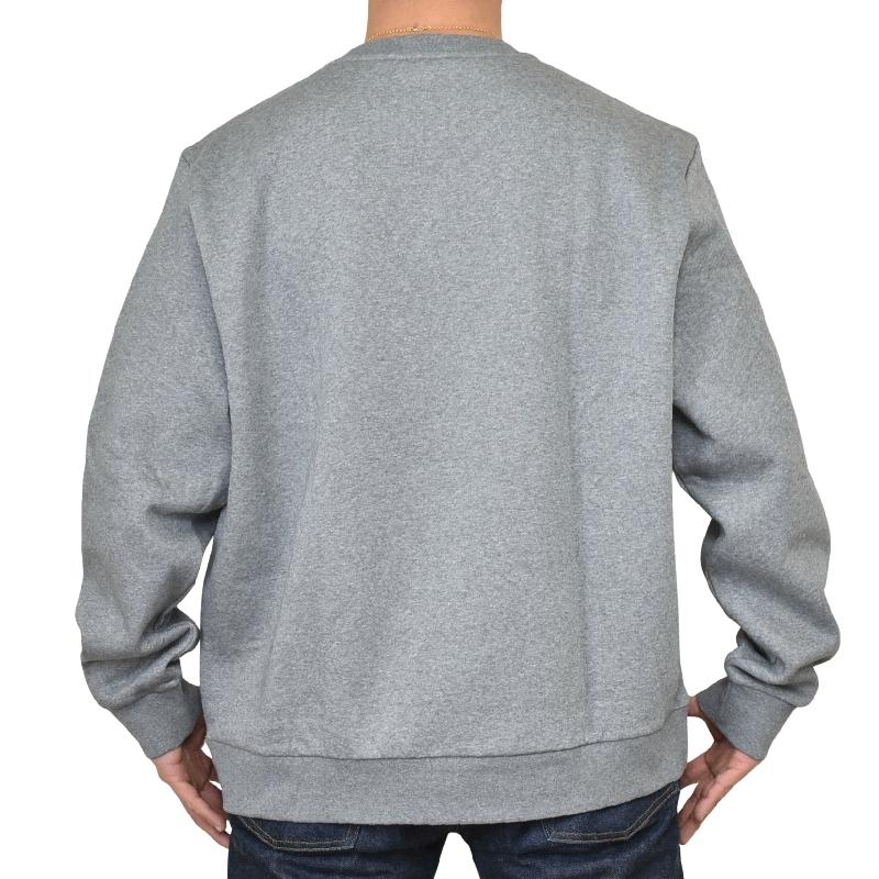 大きいサイズ メンズ CK カルバンクラインジーンズ Calvin Klein Jeans 筆記体ブランドロゴ 刺繍 裏起毛 クルーネック スウエットシャツ トレーナー XXL | Calvin Klein | 02