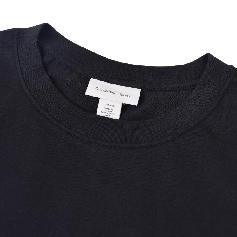 大きいサイズ メンズ CK Calvin Klein jeans カルバンクラインジーンズ ビッグシルエット クルーネック 半袖Ｔシャツ ワンポイント刺繍 XL XXL | Calvin Klein | 06