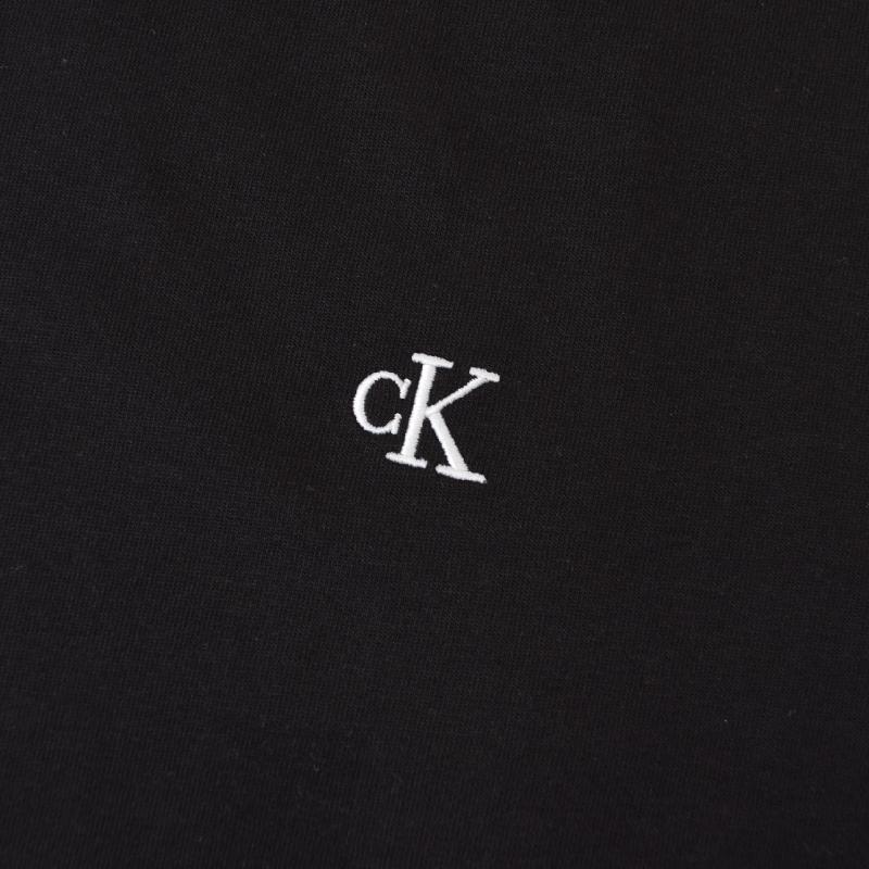 大きいサイズ メンズ CK Calvin Klein jeans カルバンクラインジーンズ ビッグシルエット クルーネック 半袖Ｔシャツ ワンポイント刺繍 XL XXL | Calvin Klein | 07