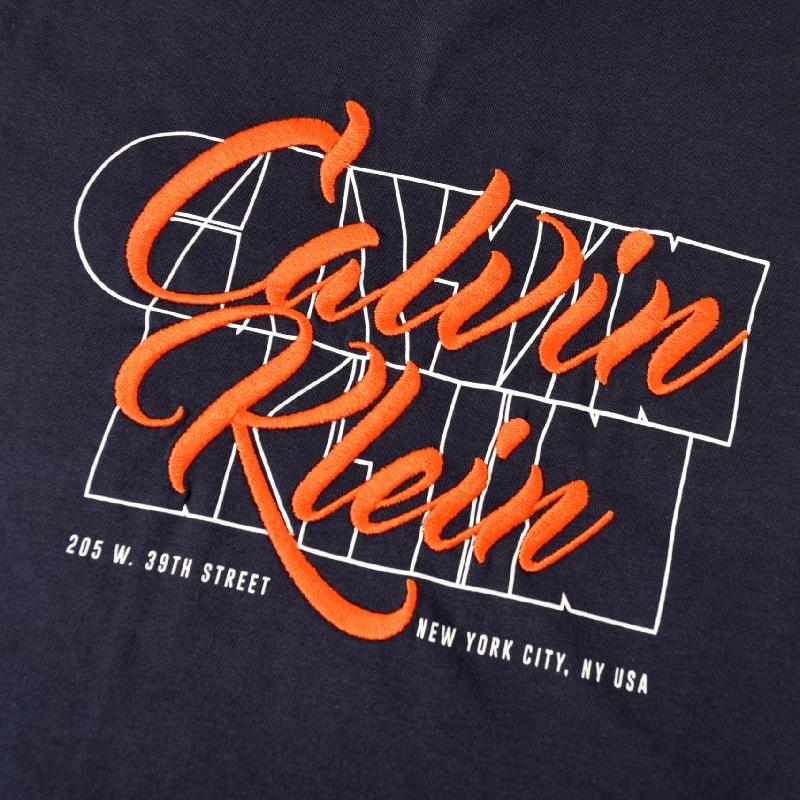 大きいサイズ メンズ CK Calvin Klein カルバンクライン クルーネック 半袖Ｔシャツ ロゴ刺繍 XXL | Calvin Klein | 03