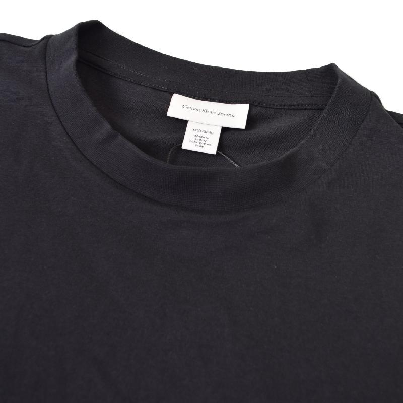 大きいサイズ メンズ CK Calvin Klein Jeans カルバンクラインジーンズ クルーネック 長袖Ｔシャツ ロンＴ ワンポイント刺繍 ヘビーウエイト XXL | Calvin Klein | 05