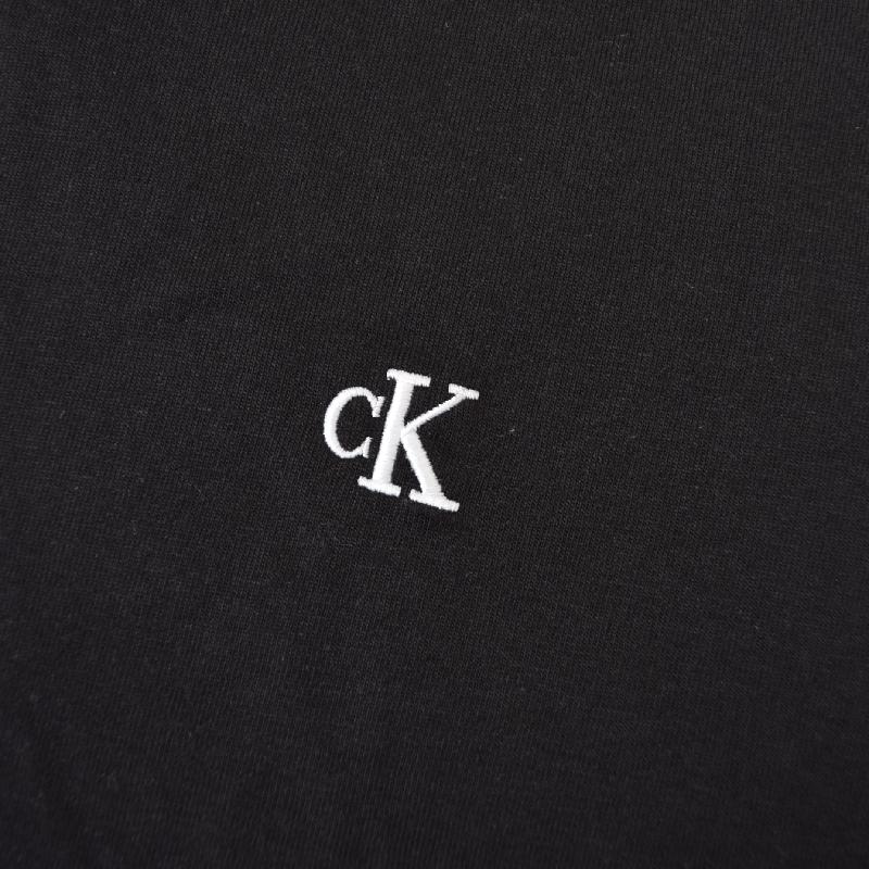 大きいサイズ メンズ CK Calvin Klein Jeans カルバンクラインジーンズ クルーネック 長袖Ｔシャツ ロンＴ ワンポイント刺繍 ヘビーウエイト XXL | Calvin Klein | 06