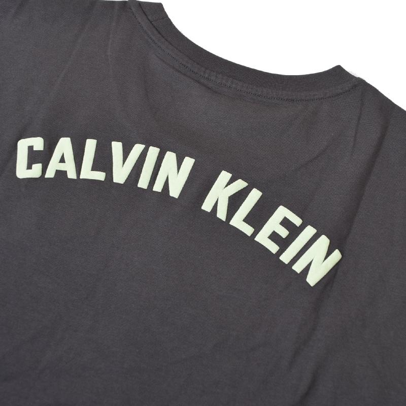 大きいサイズ メンズ CK Calvin Klein Jeans カルバンクラインジーンズ クルーネック 長袖Ｔシャツ ロンＴ ワンポイント刺繍 ヘビーウエイト XXL | Calvin Klein | 04
