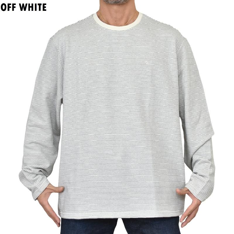 大きいサイズ メンズ CK Calvin Klein カルバンクライン クルーネック カットソー マイクロボーダー 長袖 Tシャツ ロンT XXL | Calvin Klein | 03