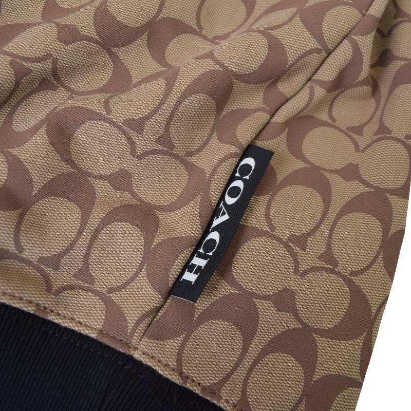 大きいサイズ メンズ COACH コーチ クルーネック スウェット 裏毛 トレーナー 総柄 ビッグシルエット XXL_4