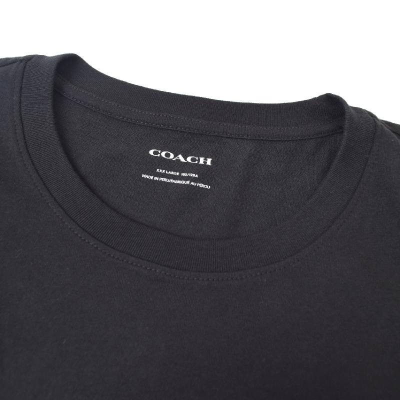 COACH（コーチ） 大きいサイズ メンズ 長袖Tシャツ ロンT ポケット
