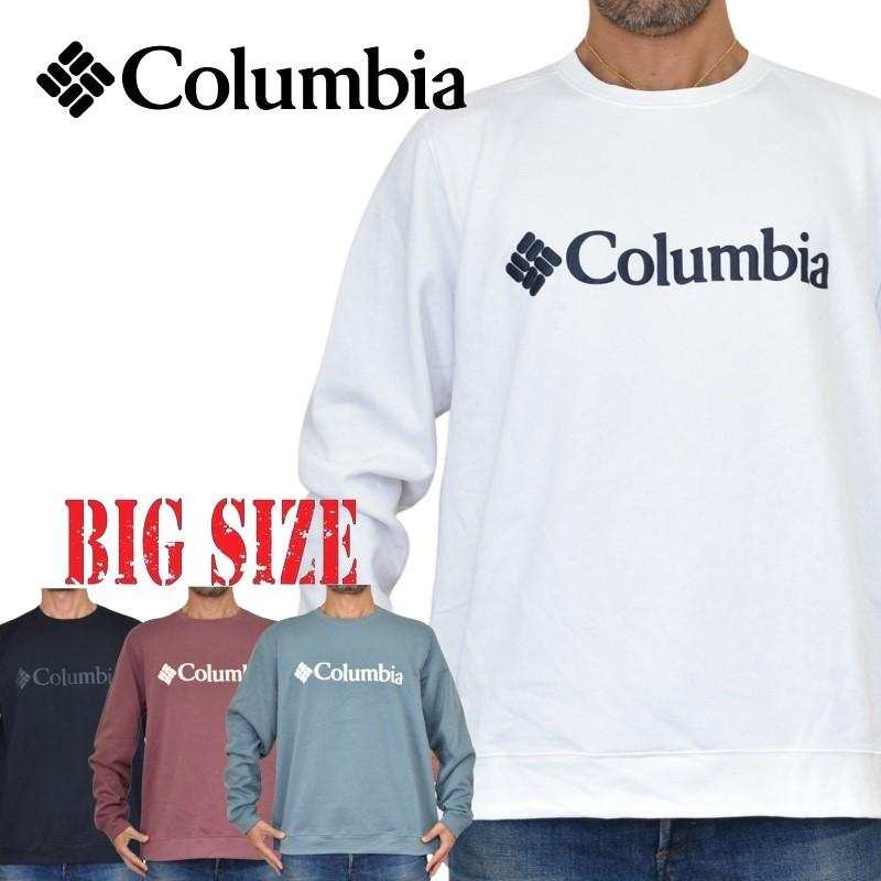 Columbia（コロンビア） 大きいサイズ メンズ スウェットシャツ クルー 