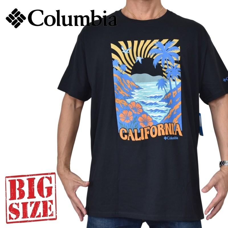 Columbia（コロンビア） 大きいサイズ メンズ 半袖プリントTシャツ