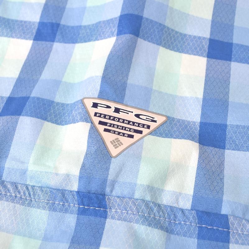 大きいサイズ メンズ Columbia コロンビア 半袖シャツ UVカット フィッシング 釣り チェック柄 PFG Super Slack Tide Camp Shirt XL XXL | Columbia | 05