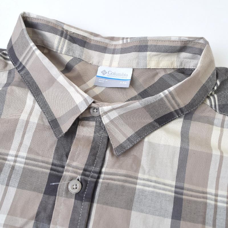 大きいサイズ メンズ Columbia コロンビア 半袖 オープンシャツ ポケット チェック柄 XXL | Columbia | 05