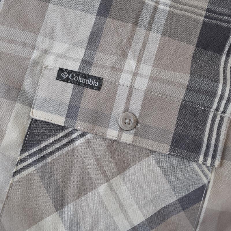 大きいサイズ メンズ Columbia コロンビア 半袖 オープンシャツ ポケット チェック柄 XXL | Columbia | 06