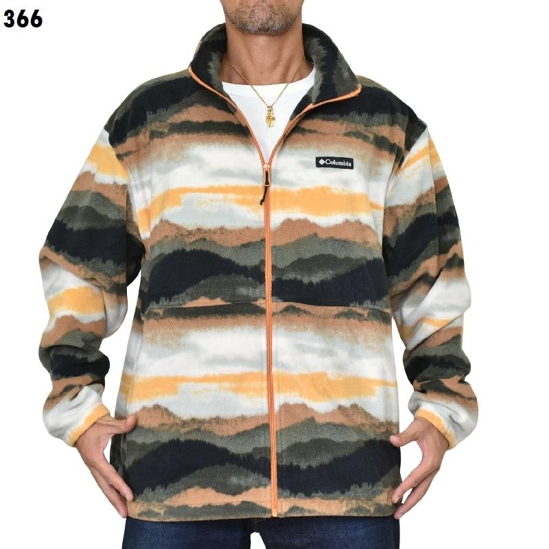Columbia（コロンビア） 大きいサイズ メンズ 総柄 フリースジャケット