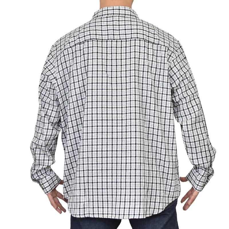 大きいサイズ メンズ COLUMBIA コロンビア チェック ボタンダウン 長袖シャツ ワンポイント ポケット USAモデル XXL | Columbia | 02