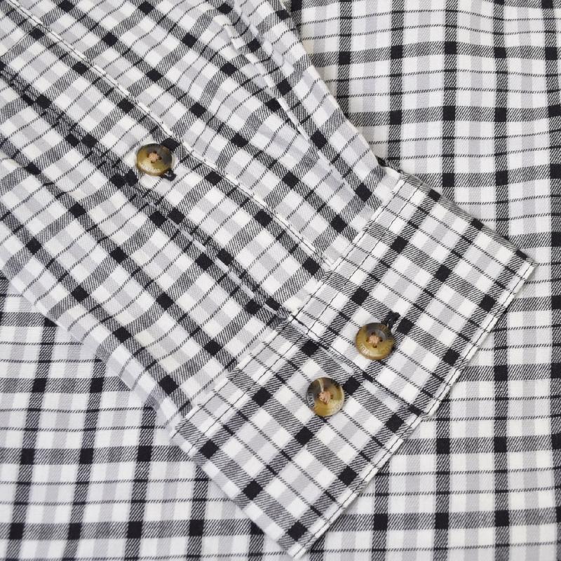 大きいサイズ メンズ COLUMBIA コロンビア チェック ボタンダウン 長袖シャツ ワンポイント ポケット USAモデル XXL | Columbia | 04