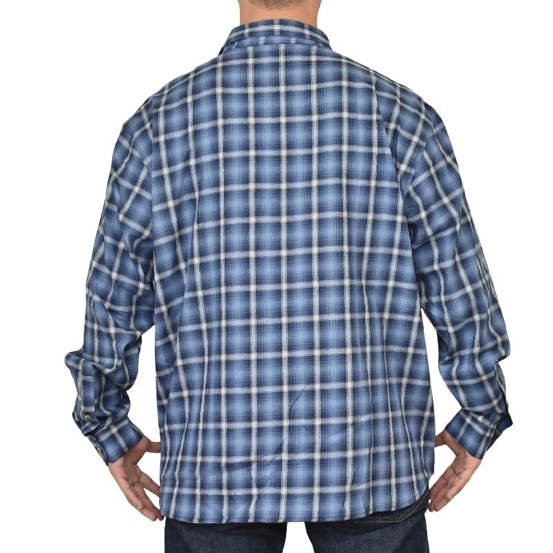 大きいサイズ メンズ COLUMBIA コロンビア チェック ボタンダウン 長袖シャツ ワンポイント ポケット USAモデル XXL | Columbia | 02