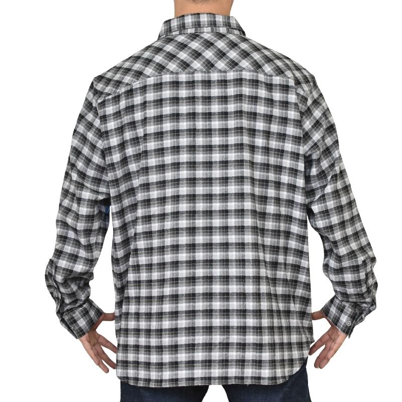 大きいサイズ メンズ COLUMBIA コロンビア チェック ボタンダウン 長袖シャツ ワンポイント ポケット USAモデル XXL | Columbia | 02