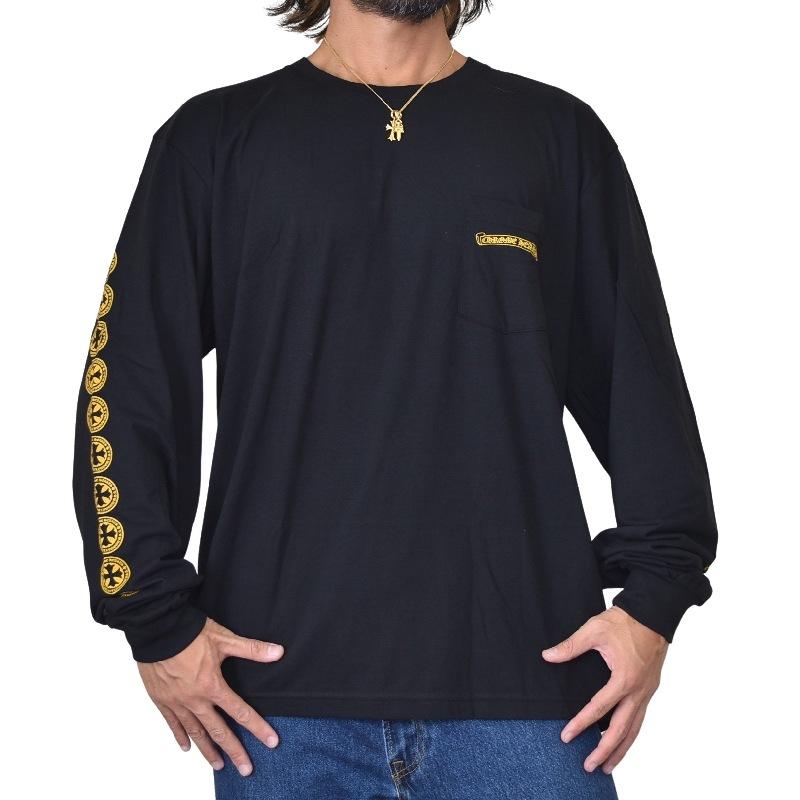 大きいサイズ メンズ CHROME HEARTS クロムハーツ ロンＴ 長袖 Ｔ